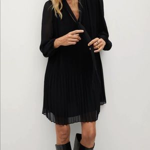Flowy pleated dress